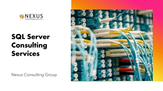 sql server consulting services
