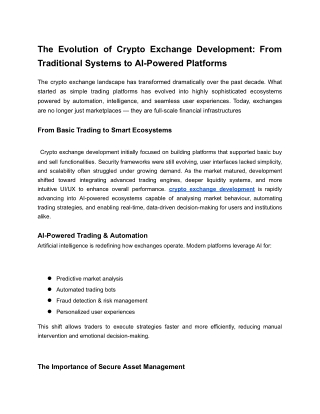 CrptoCurrency Development Company