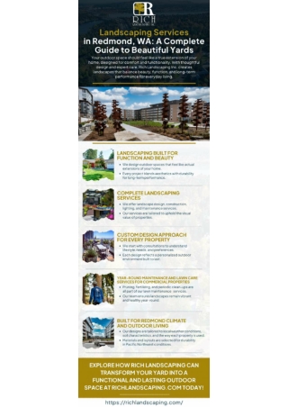 Professional Landscaping Services in Redmond, WA
