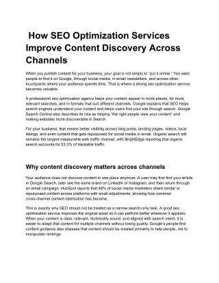 Grow Your Business with Expert SEO Optimization Services