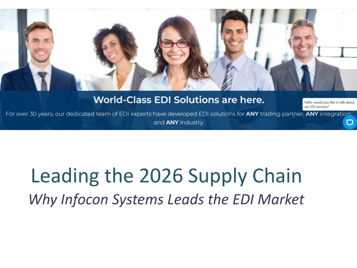 PPT - Leading the 2026 Supply Chain: Why Infocon Systems Dominates the ...