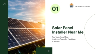 Solar Panel Installer Near Me