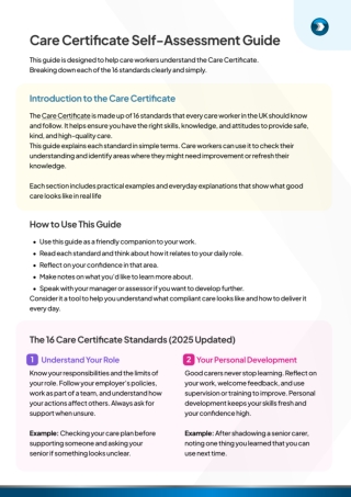 Care-Certificate-Self-Assessment