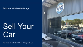 Presentation - Sell Your Car