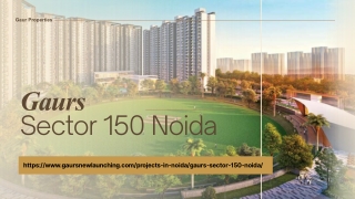Gaurs Sector 150 Noida – Residential Apartment