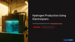 Hydrogen-Production-Using-Electrolyzers