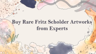 Buy Rare Fritz Scholder Artworks from Experts