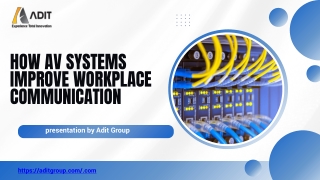 How AV Systems Improve Workplace Communication