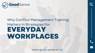 Why Conflict Management Training Matters at Work