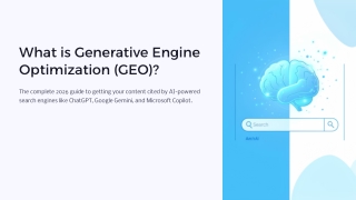 what is generative engine optimization geo