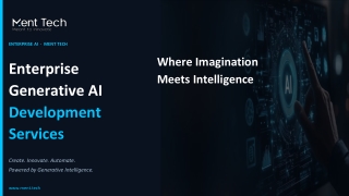 Enterprise Generative AI Development Services