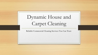 Reliable Commercial Cleaning Services You Can Trust