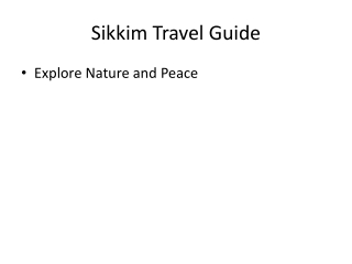 Affordable Sikkim Holiday Packages – Plan Your Trip with Easy Itinerary & Budget