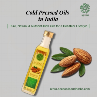 Cold Pressed Oils in India