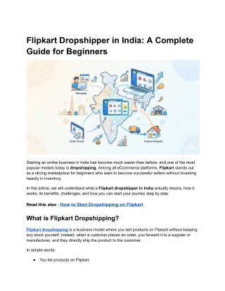 PPT - Flipkart Dropshipper in India_ A Complete Guide for Beginners ...