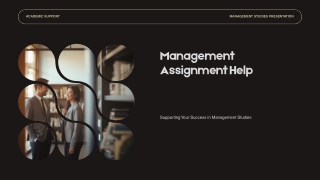 Reliable Management Assignment Help Online