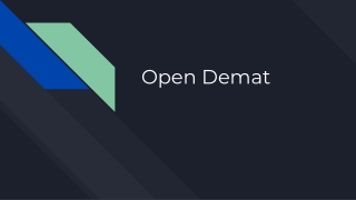 Open Demat Account Online  Share Market Apps & Trading App