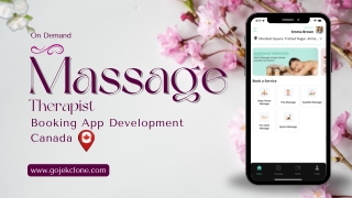 On Demand Massage Therapist Booking App Development for Canada