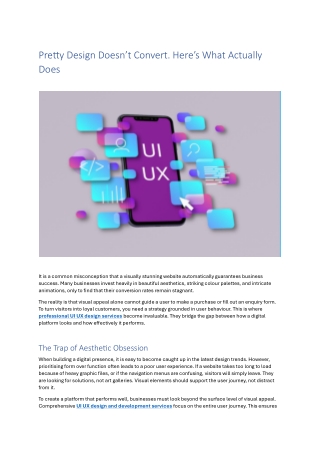 Pretty Design Doesn’t Convert. Here’s What Actually Does