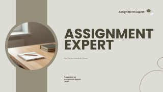Reliable Assignment Expert Online
