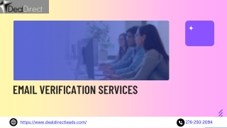 EMAIL VERIFICATION SERVICES