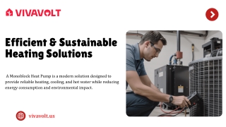 Monoblock Heat Pump – High-Efficiency All-in-One Heating & Cooling Solution