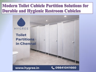 Modern Toilet Cubicle Partition Solutions for Durable and Hygienic Restroom Cubicles