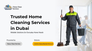 Trusted Home Cleaning Services in Dubai