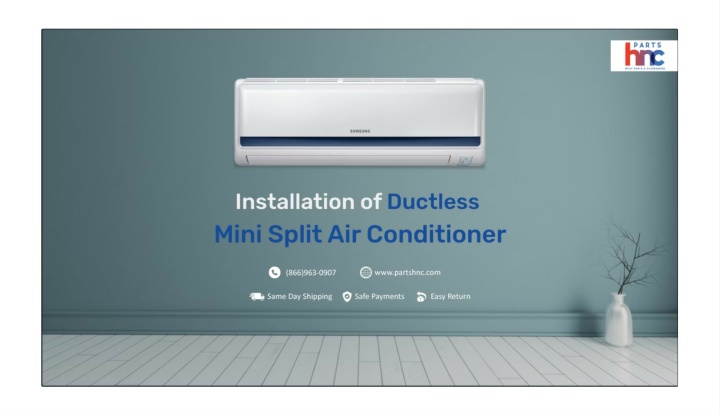 PPT - Step-by-Step Installation of a Mini Split AC System PowerPoint ...