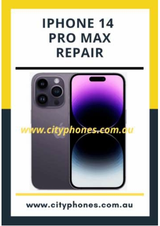 IPHONE 14 Pro Max Repairs in Melbourne