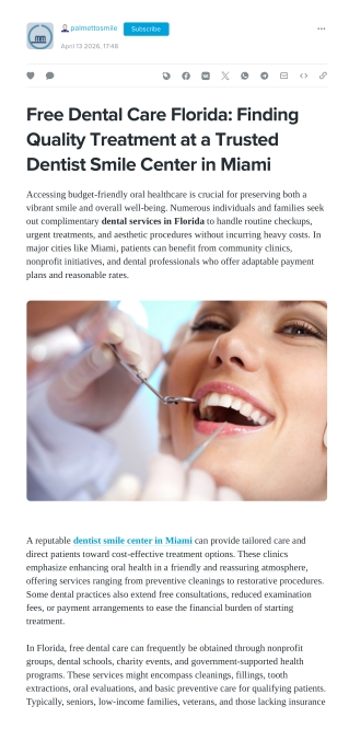 Trusted Dentist Smile Center in Miami for Affordable Oral Care