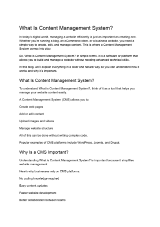 What Is Content Management System (3)