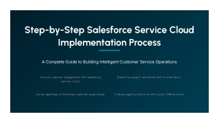 Step-by-Step Salesforce Service Cloud Implementation Process