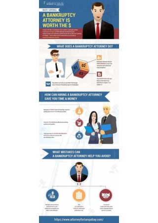 Infographic About Why Hiring a Bankruptcy Attorney is Worth