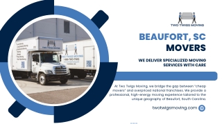 Beaufort, SC Movers- Two Twigs Moving