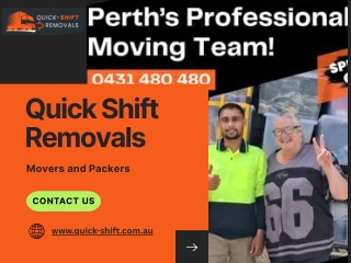 Reliable House Removals Perth – Quick Shift Removals