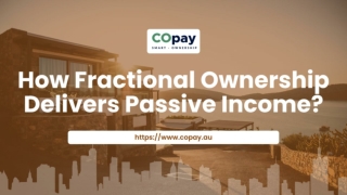 Fractional Ownership Generating Passive Income