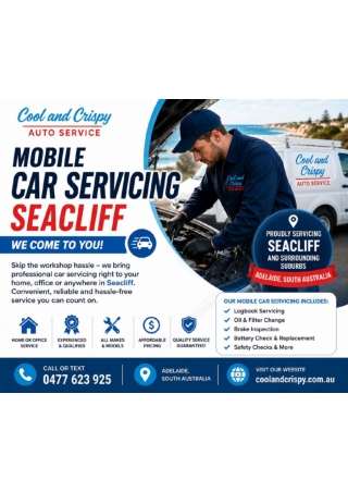 Mobile Car Servicing Seacliff
