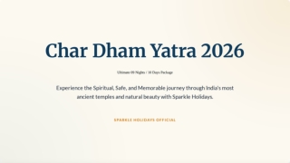 Char Dham Yatra 2026: A Divine 9 Nights & 10 Days Spiritual Journey