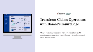 Transform Claims Operations with Damco's InsureEdge