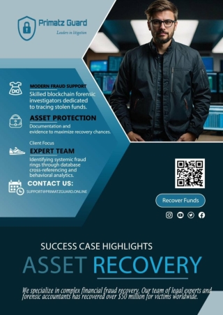 Top Crypto Recovery Company Availaible Reach Out To Primatz Guard