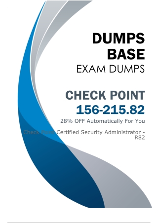 Check Point 156-215.82 Dumps V8.02 (Latest Questions & Answers 2026)