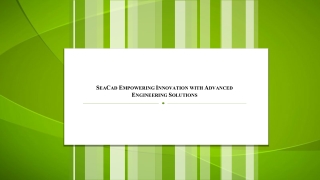 2. SeaCad Empowering Innovation with Advanced Engineering Solutions