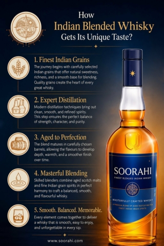 How Indian Blended Whisky Gets Its Unique Taste_