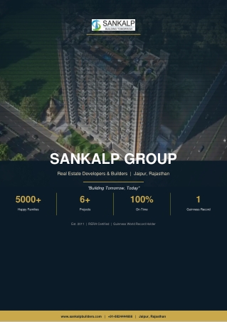 Sankalp Group: Premier Real Estate Developers & Builders in Jaipur