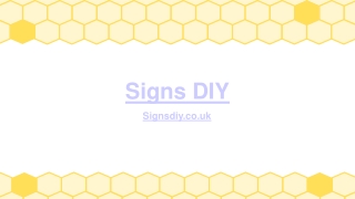 signs diy