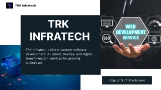 TRK Infratech  - Custom Software, AI, Cloud & Digital Solutions in Europe