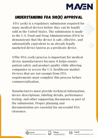 FDA 510(k): Guide to U.S. Market Access