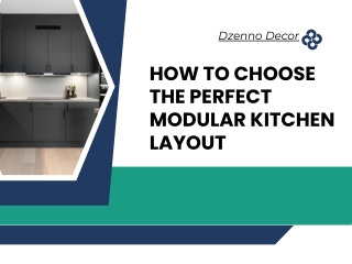 How to Choose the Perfect Modular Kitchen Layout