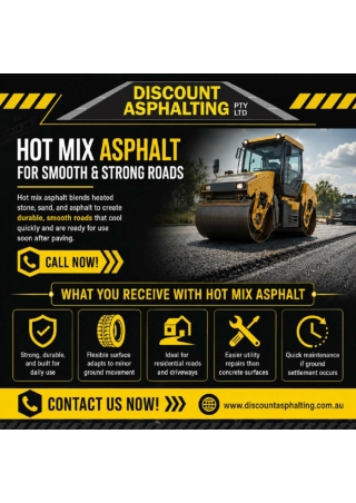 Hot Mix Asphalt Services for Durable Roads in Langwarrin, VIC_ Discount Asphalting